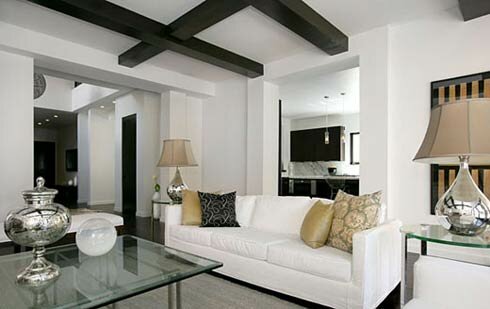 Дизайн дома в минималистическом стиле и черно-белых цветах